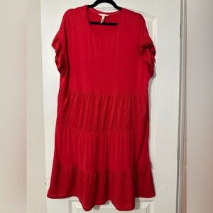 Matilda Jane size XL red Bellewood dress